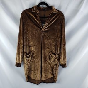 Zaful women's Velvet Shirt